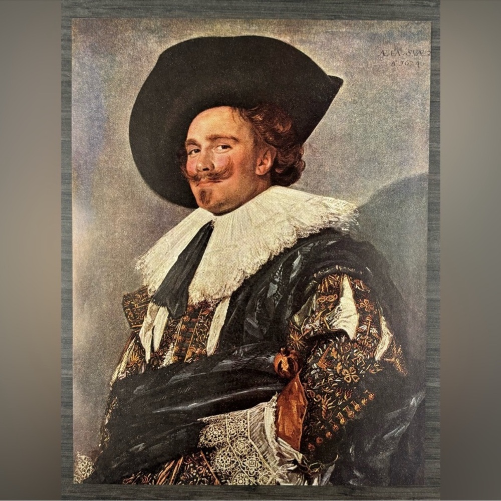 FRANS HALS The Laughing Cavalier Original Vintage Fine Art Print 1930’s Printed
